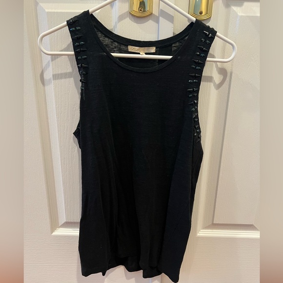 Maje 100% linen embellished tank - Picture 1 of 2